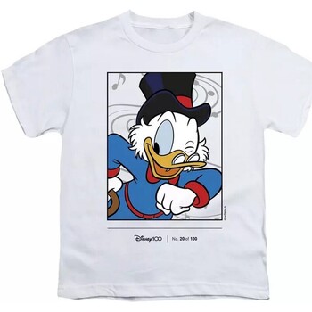 textil Niños Camisetas manga corta Disney  Blanco