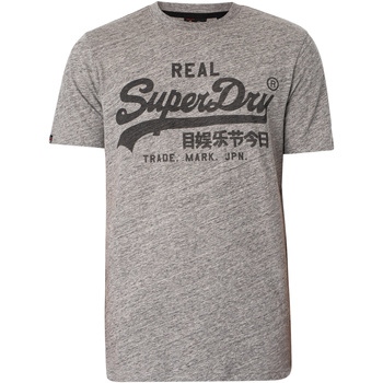 textil Hombre Camisetas manga corta Superdry Camiseta Vintage Con Logo Gris