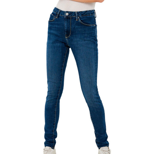textil Mujer Vaqueros slim Pepe jeans  Azul