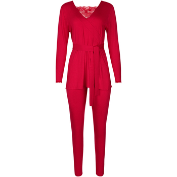 textil Mujer Pijama Lisca Sympathy Pijama leggings túnica manga larga Rojo