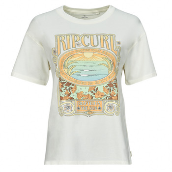 textil Mujer Camisetas manga corta Rip Curl LONG DAYS RELAXED TEE Beige