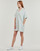 textil Mujer Vestidos cortos Rip Curl FOLLOW THE SUN SHIRT DRESS Blanco / Azul