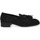 Zapatos Mujer Mocasín S.piero BLACK FLAT RUBBER Negro