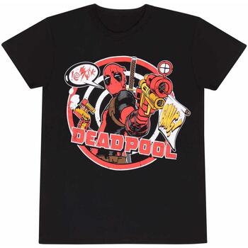 textil Camisetas manga larga Deadpool  Negro