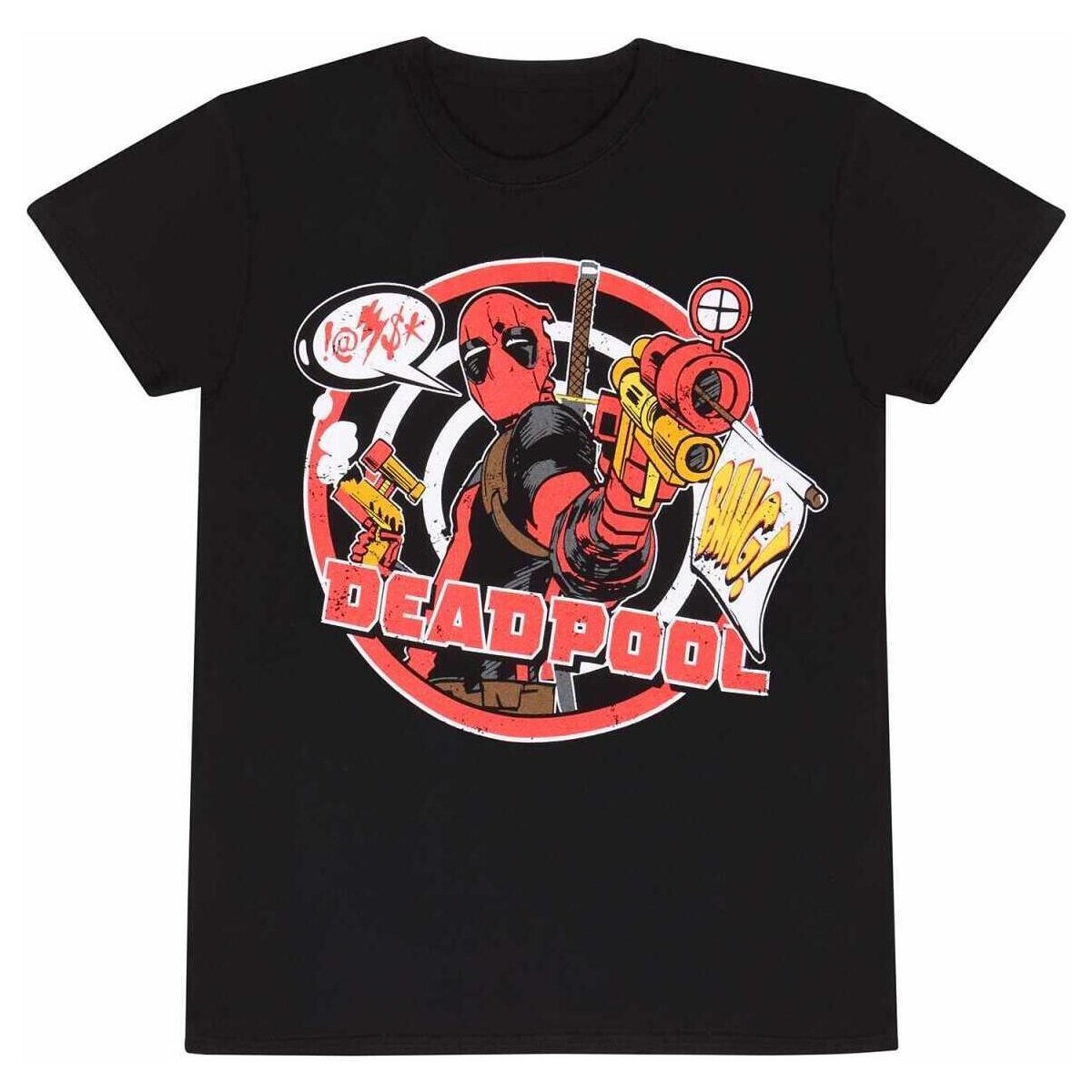 textil Camisetas manga larga Deadpool HE1610 Negro