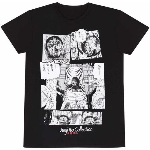textil Camisetas manga larga Junji-Ito Surgery Negro