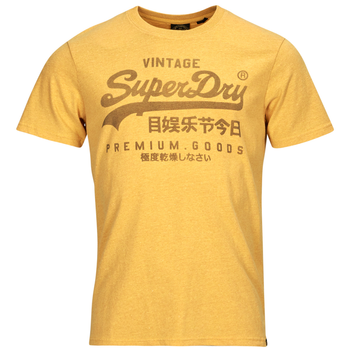 textil Hombre Camisetas manga corta Superdry CLASSIC VL HERITAGE T SHIRT Naranja