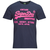 textil Hombre Camisetas manga corta Superdry NEON VL T SHIRT Marino