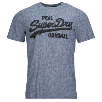 textil Hombre Camisetas manga corta Superdry EMBROIDERED VL T SHIRT Gris