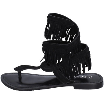 Zapatos Mujer Sandalias Bottega 41 EZ557 Negro