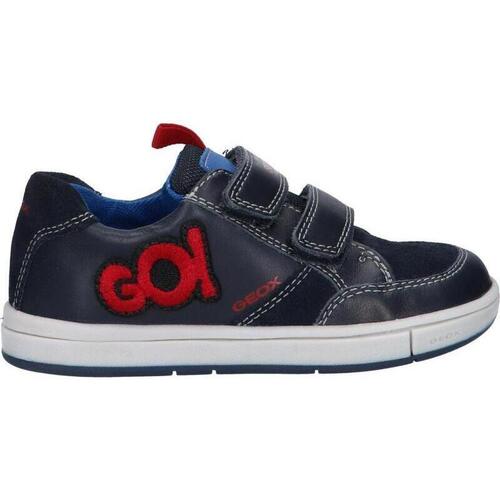 Zapatos Niños Botas de caña baja Geox B1643A 08522 B TROTTOLA BOY Azul