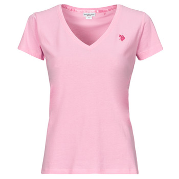 textil Mujer Camisetas manga corta U.S Polo Assn. BELL Rosa
