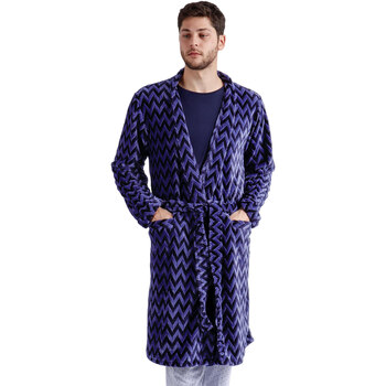 textil Hombre Pijama Admas Bata Arrows Azul