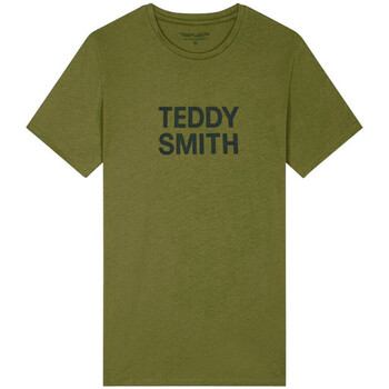 textil Hombre Camisetas manga corta Teddy Smith  Verde