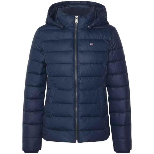 textil Mujer Abrigos Tommy Jeans TJW BASIC HOODED JACKET Azul