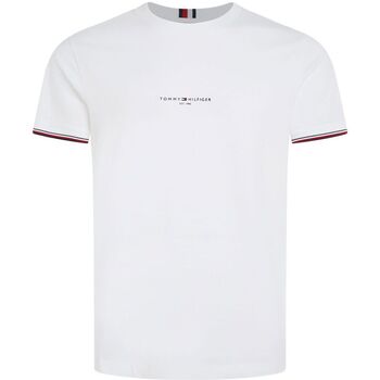 textil Hombre Tops y Camisetas Tommy Hilfiger MW0MW32584-YBR WHITE Blanco