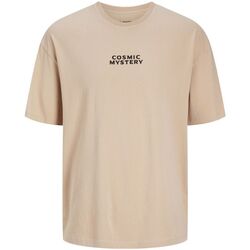 textil Hombre Tops y Camisetas Jack & Jones 12257388 MISTERY-RUGBY TAN Marrón