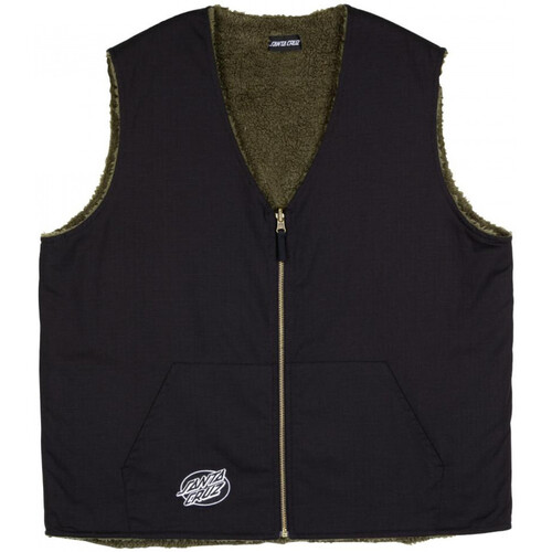 textil Hombre Chaquetas / Americana Santa Cruz Hideout reversible vest Negro