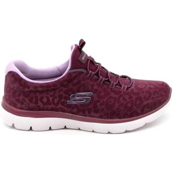 Zapatos Mujer Deportivas Moda Skechers 150111/PLUM Rojo