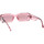 Relojes & Joyas Mujer Gafas de sol The Attico Occhiali da Sole  X Linda Farrow Mini Marfa 16C17 Rosa