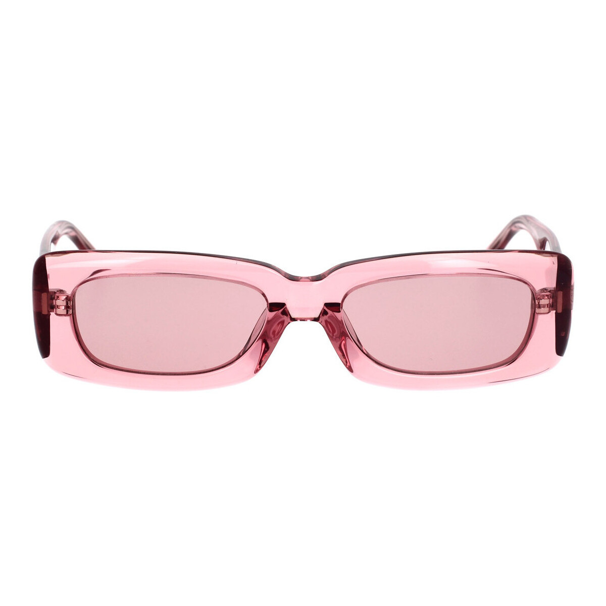 Relojes & Joyas Mujer Gafas de sol The Attico Occhiali da Sole  X Linda Farrow Mini Marfa 16C17 Rosa