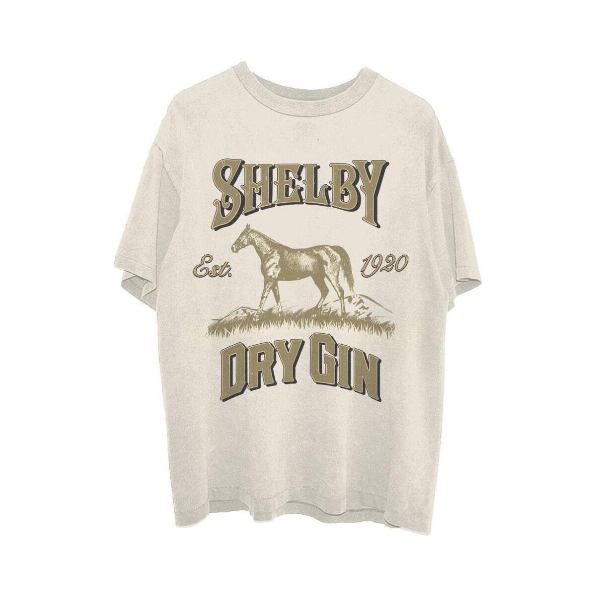 textil Camisetas manga larga Peaky Blinders Shelby Dry Gin Beige