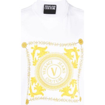 textil Mujer Camisetas manga corta Versace Jeans Couture 75GAHF07-CJ00F Blanco