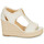 Zapatos Mujer Sandalias MICHAEL Michael Kors BERKLEY MID WEDGE Crema