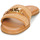 Zapatos Mujer Zuecos (Mules) MICHAEL Michael Kors EMBER SLIDE Beige / Cognac