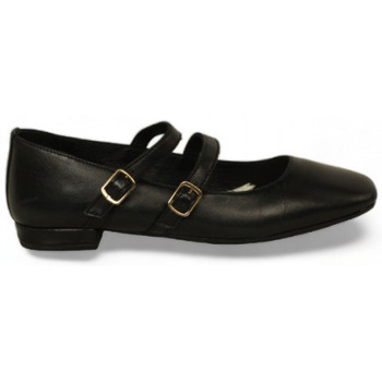 Zapatos Mujer Botas Top3 zapato punta cuadrada con tacon 3cm y pulsera doble Negro