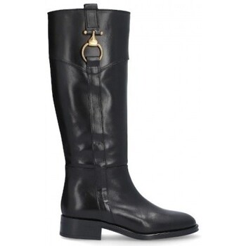 Zapatos Mujer Botas Alpe bota con aplique metal linea couture fabricada en españa Negro