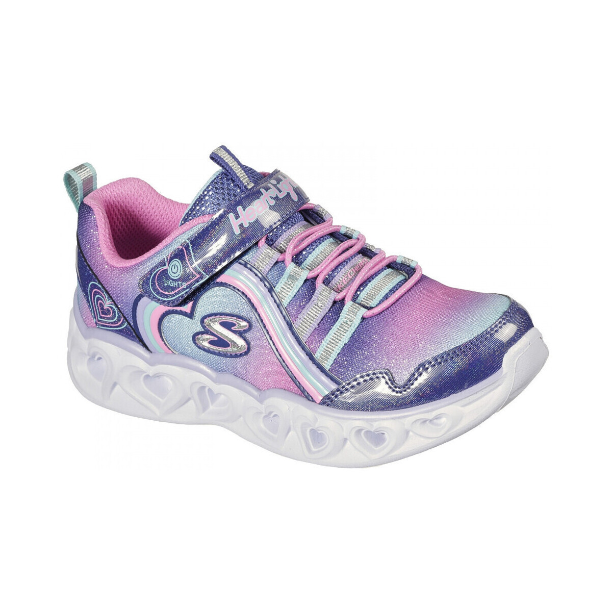 Zapatos Niños Running / trail Skechers Heart lights - rainbow lux Multicolor