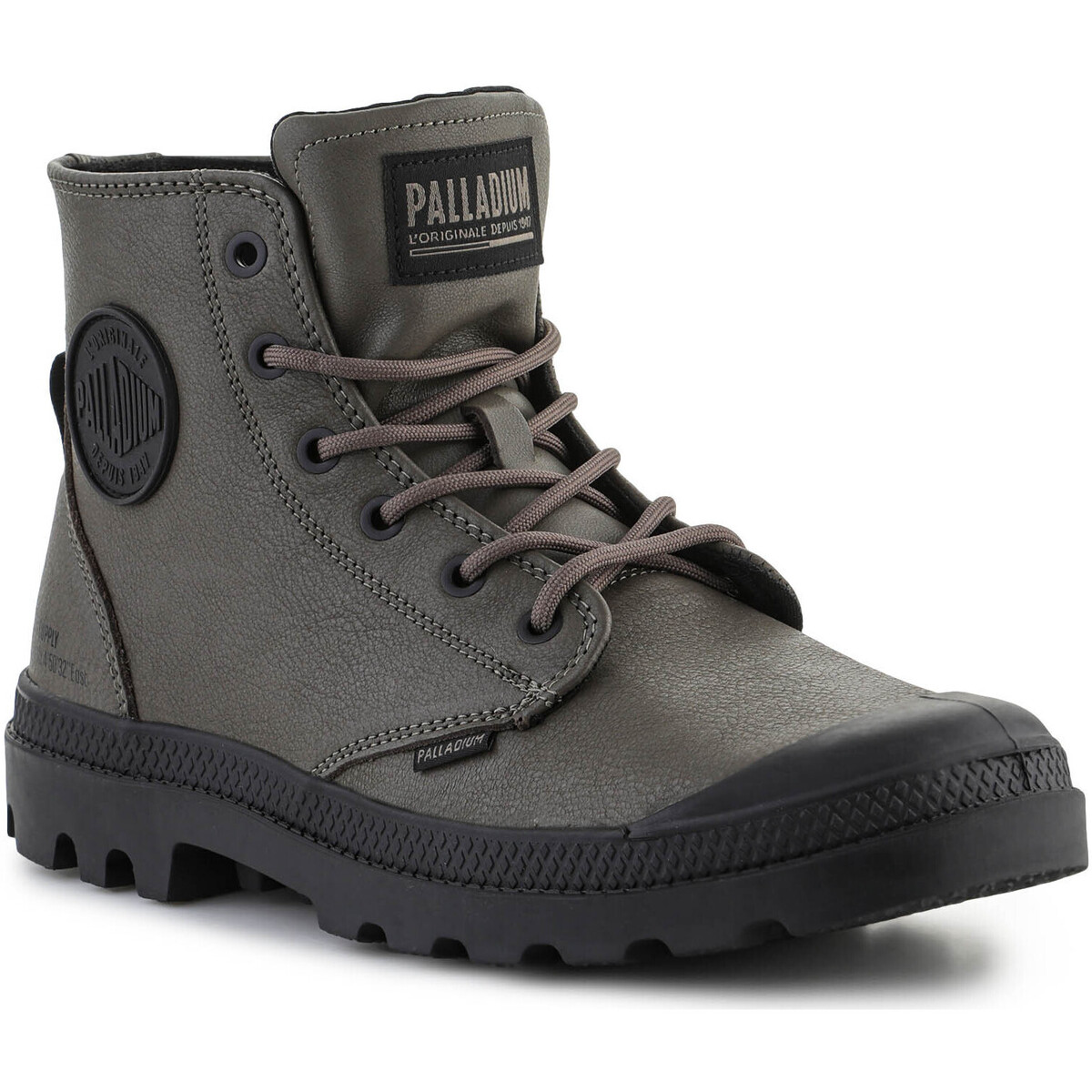 Zapatos Zapatillas altas Palladium Pampa Hi Supply Lth 77963-213-M Negro