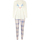 textil Mujer Pijama Lisca Holiday  Pijama leggings túnica manga larga Cheek Blanco