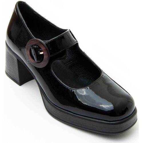 Zapatos Mujer Zapatos de tacón Purapiel 83464 Negro