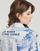 textil Mujer Camisas Desigual CAM_FLOWERS NEWS Blanco / Azul