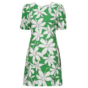 textil Mujer Vestidos cortos Desigual VEST_NASHVILLE Verde / Blanco