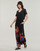textil Mujer Pantalones fluidos Desigual SWIM_JUNJLY_BOTTOM Negro / Multicolor