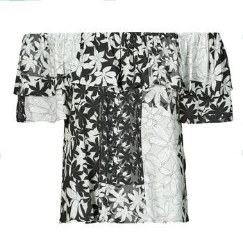 textil Mujer Tops / Blusas Desigual BLUS_ANAÏS Negro / Blanco