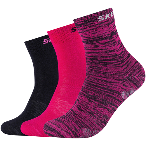 Accesorios Mujer Calcetines Skechers 3PPK Wm Mesh Ventilation Socks Rosa