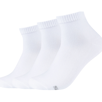 Accesorios Hombre Calcetines Skechers 3PPK Basic Quarter Socks Blanco