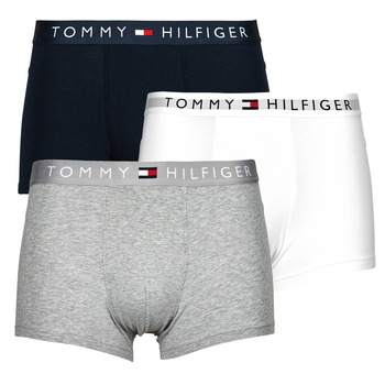 Ropa interior Hombre Boxer Tommy Hilfiger 3P TRUNK WB X3 Gris / Blanco / Marino