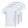 textil Hombre Camisetas manga corta Tommy Hilfiger STRETCH CN SS TEE 3PACK X3 Blanco