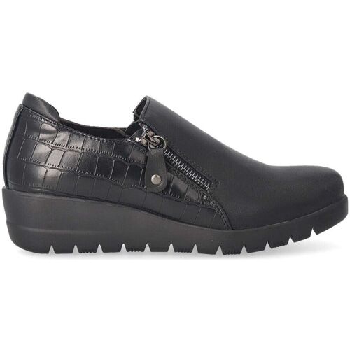 Zapatos Mujer Mocasín Hispaflex 23212 Negro
