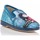 Zapatos Mujer Pantuflas Chapines 762 Azul
