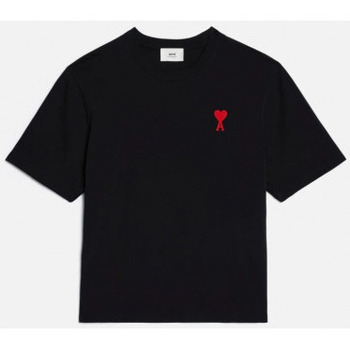 textil Hombre Tops y Camisetas Ami Paris T SHIRT  COEUR UNISEXE LOOSE UTS004.726 Negro