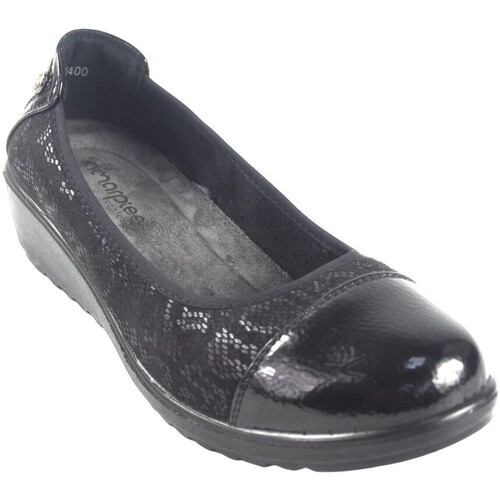 Zapatos Mujer Multideporte Amarpies Zapato señora  22400 ajh negro Negro