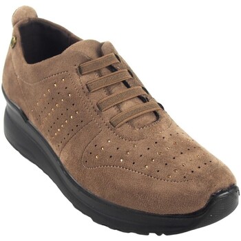 Zapatos Mujer Multideporte Amarpies Zapato señora  22327 ast taupe Marrón