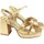 Zapatos Mujer Multideporte Bienve Ceremonia señora  s2386 oro Plata