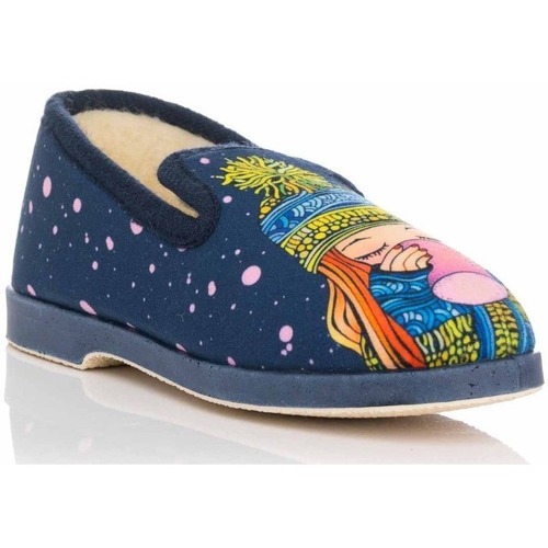 Zapatos Mujer Pantuflas Javer 120-15 Azul